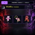 Past-Gen Legendaries Package, Shiny When Available, Gen 6 box view for Pokemon Scarlet and Violet.