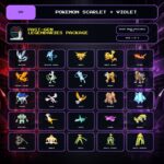 Past-Gen Legendaries Package, Shiny When Available, All box view for Pokemon Scarlet and Violet.