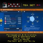 SV Tea Set - Polteageist Stats