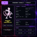 Mewtwo The Unrivaled details for Pokemon Scarlet and Violet.