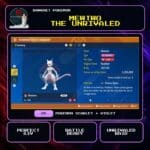Mewtwo the Unrivaled for Pokemon Scarlet and Violet.