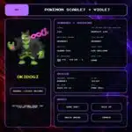 Okidogi details for Pokemon Scarlet and Violet.