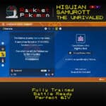 SV Hisuian Samurott the Unrivaled - Met