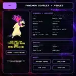 Hisuian Typhlosion The Unrivaled details for Pokemon Scarlet and Violet.