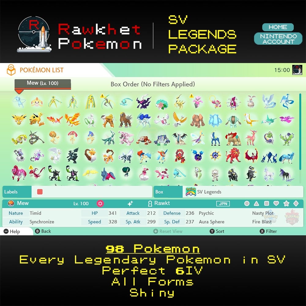 All SV Legendaries - Box View 1 All SV Legendaries - Box View 1