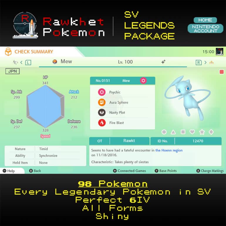 All SV Legendaries - Mew