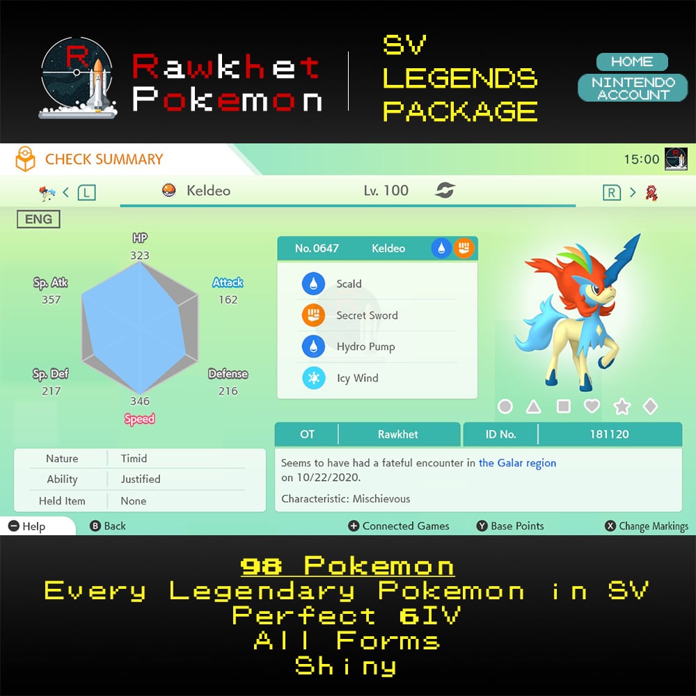 All SV Legendaries - Keldeo All SV Legendaries - Keldeo