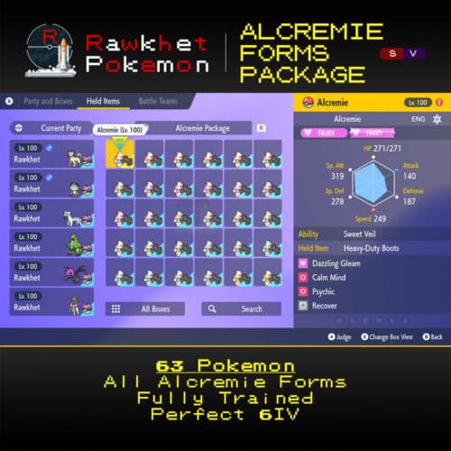 SV Alcremie Forms Package - Box View