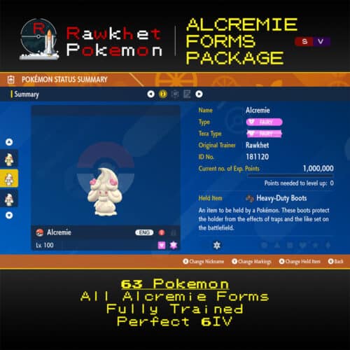 SV Alcremie Forms Package - Summary 1