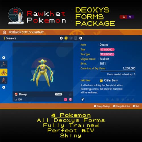 SV Deoxys Forms Package - Normal