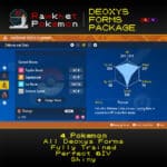 SV Deoxys Forms Package - Stats