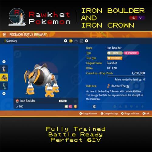 SV Iron Boulder & Iron Crown - Iron Boulder