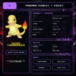 Shiny Charmander details for Pokemon Scarlet and Violet.