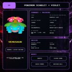Venusaur details for Pokemon Scarlet and Violet.