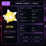 Minior (Yellow) details for Pokemon Scarlet and Violet.