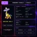 Raging Bolt details for Pokemon Scarlet and Violet.