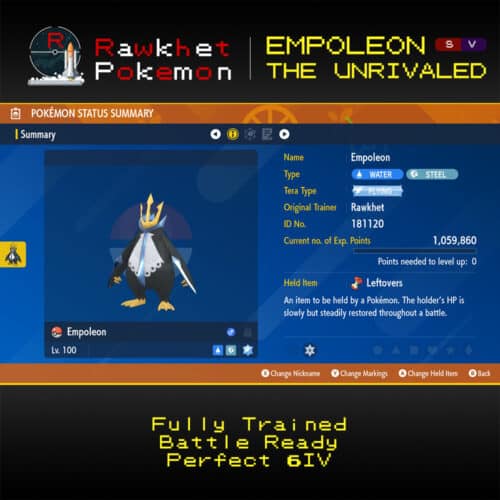 SV Empoleon the Unrivaled - Summary