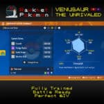 SV Venusaur the Unrivaled - Stats