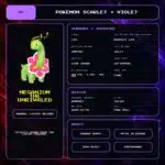 Meganium The Unrivaled details for Pokemon Scarlet and Violet.