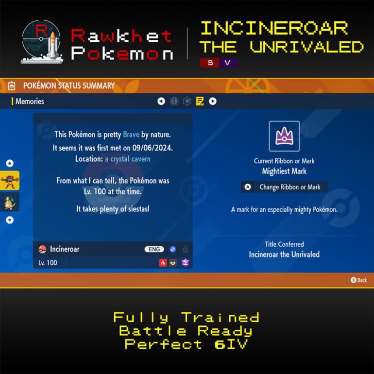 SV Incineroar the Unrivaled - Met