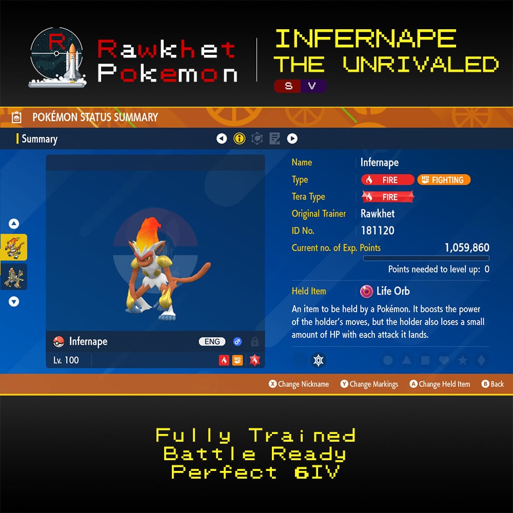 SV Infernape the Unrivaled - Summary SV Infernape the Unrivaled - Summary