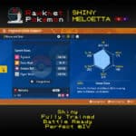 SV Shiny Meloetta - Stats