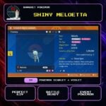 Shiny Meloetta for Pokemon Scarlet and Violet.