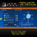 SV Feraligatr the Unrivaled - Stats