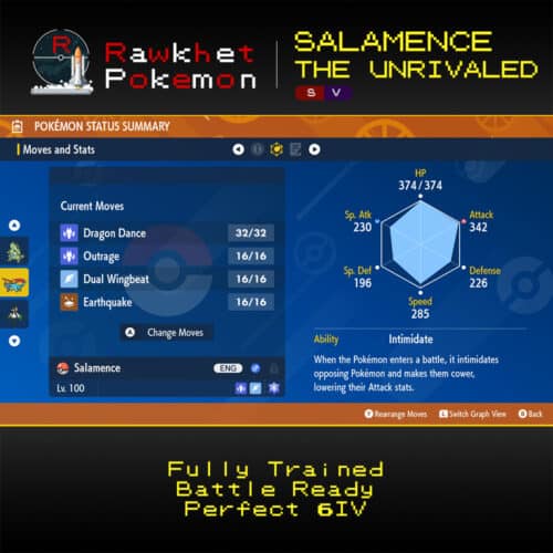 SV Salamence the Unrivaled - Stats