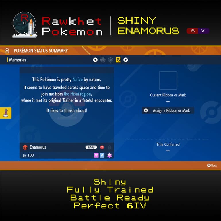 SV Shiny Enamorus - Met
