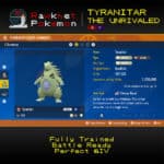SV Tyranitar the Unrivaled - Summary