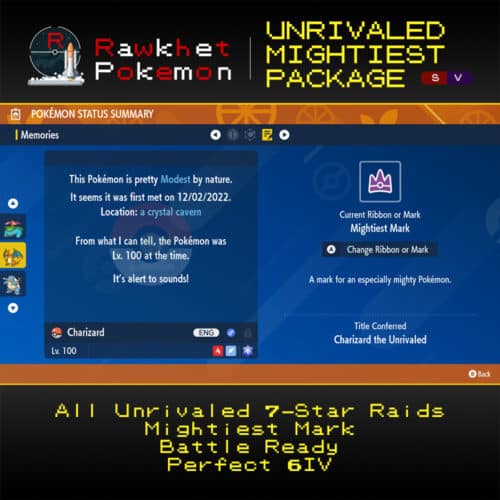 SV The Mightiest Unrivaled Package - Charizard the Unrivaled