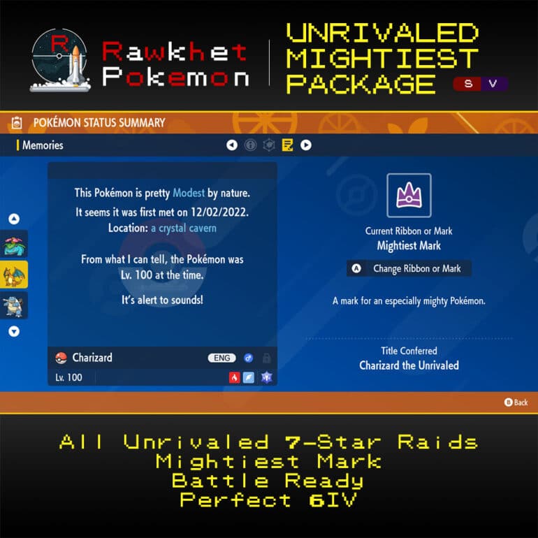 SV The Mightiest Unrivaled Package - Charizard the Unrivaled