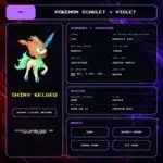 Shiny Keldeo details for Pokemon Scarlet and Violet.