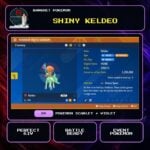 Shiny Keldeo for Pokemon Scarlet and Violet.