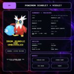 Iron Bundle The Unrivaled details for Pokemon Scarlet and Violet.
