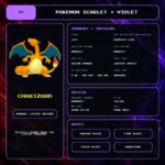 Charizard details for Pokemon Scarlet and Violet.