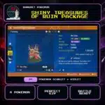 Shiny Treasures of Ruin Package for Pokemon Scarlet and Violet.