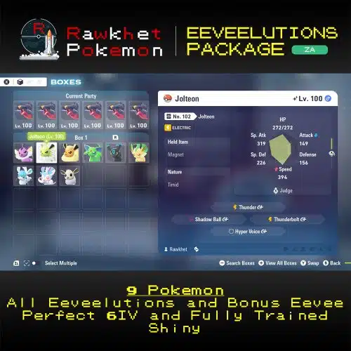 Pokemon Legends Z-A: Eeveelutions Package - Jolteon