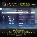 Pokemon Legends Z-A: Furfrou Forms Package - La Reine
