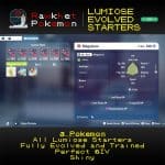 Pokemon Legends Z-A: Lumiose Evolved Starters Package - Meganium