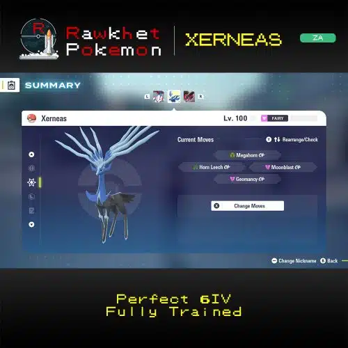 Pokemon Legends Z-A: Xerneas - Moves