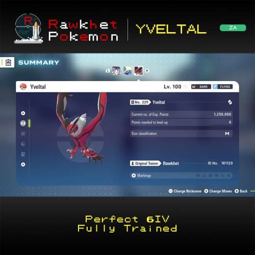 Pokemon Legends Z-A: Yveltal - Summary