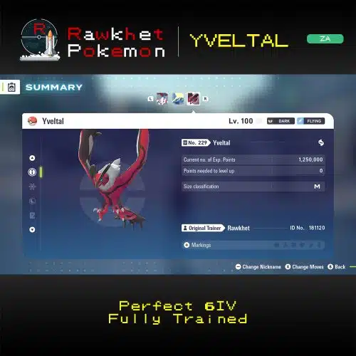 Pokemon Legends Z-A: Yveltal - Summary