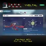 Pokemon Legends Z-A: Yveltal - Stats