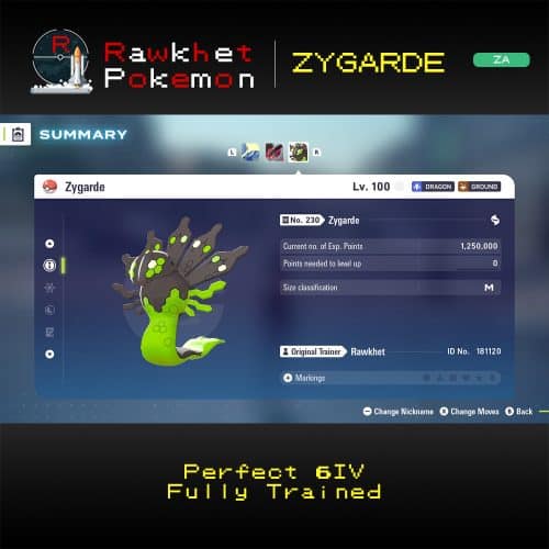 Pokemon Legends Z-A: Zygarde - Summary