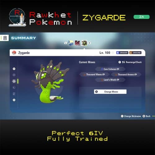 Pokemon Legends Z-A: Zygarde - Moves