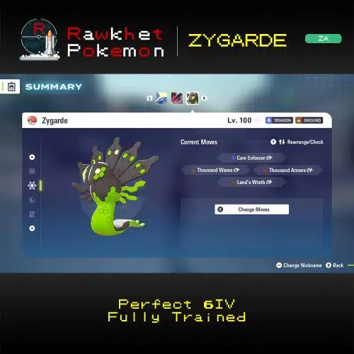 Pokemon Legends Z-A: Zygarde - Moves