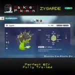 Pokemon Legends Z-A: Zygarde - Stats