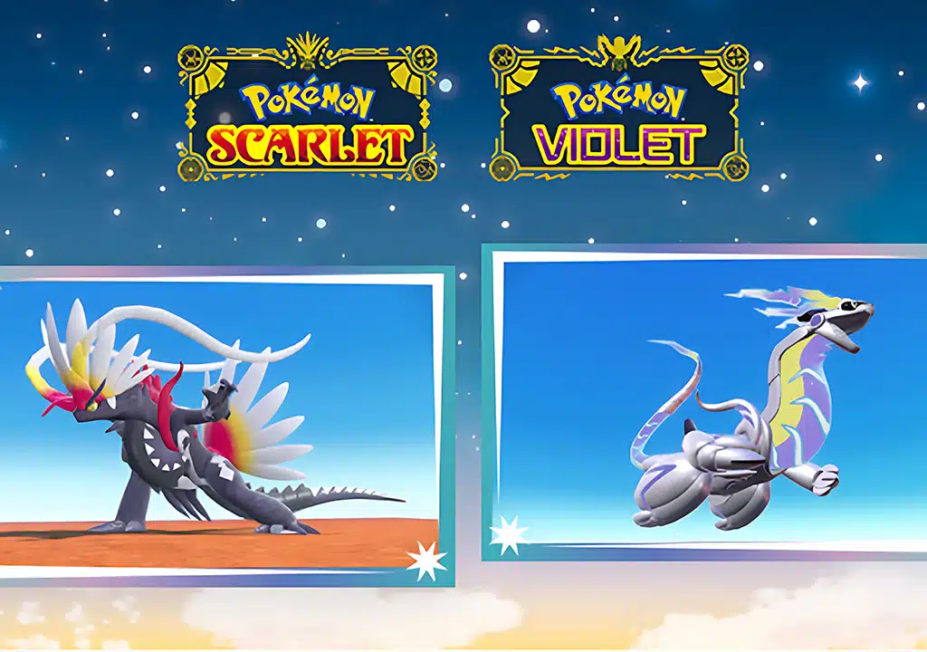 Shiny Koraidon and Miraidon